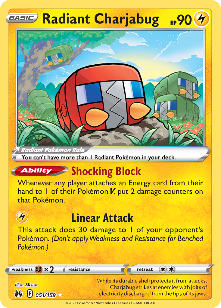 Crown Zenith Radiant Charjabug #51/159